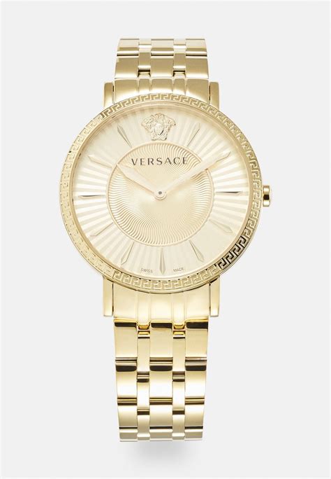 Versace gold tone watch